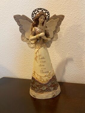 VINTAGE 12” Angel FAITH by BARBARA McDONALD 2006 82003 ELEMENTS Pavilion Gift